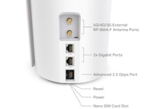 TP Link 5G AX3000 Whole Home Mesh WiFi 6 Gateway (Availability based on regions) - Image 3