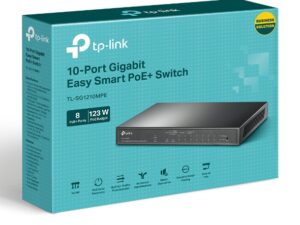 TP LINK 10-Port Gigabit Easy Smart Switch with 8-Port PoE+ - Image 4