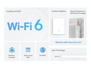 TP Link AX3000 Dual-Band Wi-Fi 6 Air Range Extender - Image 4
