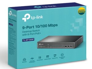 TP LINK 9-Port 10/100Mbps Desktop Switch with 8-Port PoE+ - Image 8