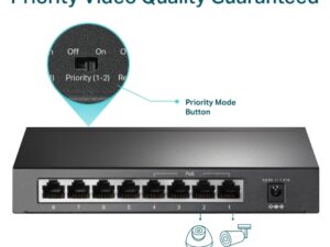 8-Port 10/100Mbps Desktop Switch with 4-Port PoE - Image 8
