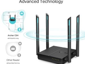 TP LINK AC1200 Wireless MU-MIMO WiFi Router - Image 6