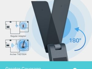 TP LINK AXE5400 Wi-Fi 6E High Gain Wireless USB Adapter - Image 9