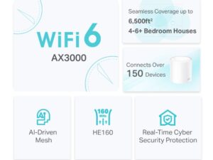 TP LINK AX3000 Whole Home Mesh WiFi 6 System - Image 2