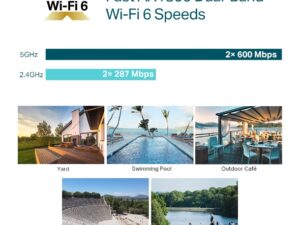 TP LINKAX1800 Indoor/Outdoor WiFi 6 Access Point - Image 4