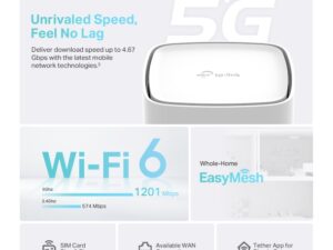 TP LINK 5G AX1800 Wireless Dual-Band Gigabit Router - Image 4