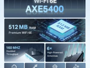 TP Link AXE5400 Tri-Band Gigabit Wi-Fi 6E Router - Image 4