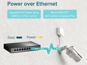TP LINK 8-Port Gigabit Desktop Switch with 4-Port PoE - Image 4