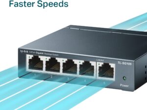 TP LINK SG105 5-Port 10/100/1000Mbps Desktop Switch - Image 5