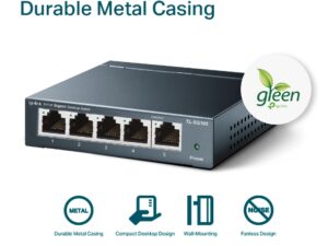 TP LINK SG105 5-Port 10/100/1000Mbps Desktop Switch - Image 6