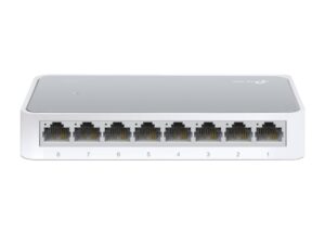 8-port 10/100M mini Desktop Switch, plastic case - Image 1