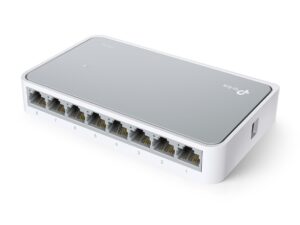 8-port 10/100M mini Desktop Switch, plastic case - Image 3