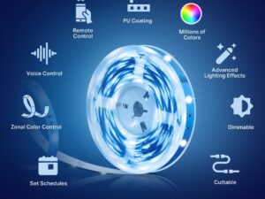TP LINK Smart Wi-Fi Light Strip, Multicolor - Image 7