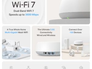 TP LINK BE3600 Whole Home Mesh WiFi 7 System - Image 3